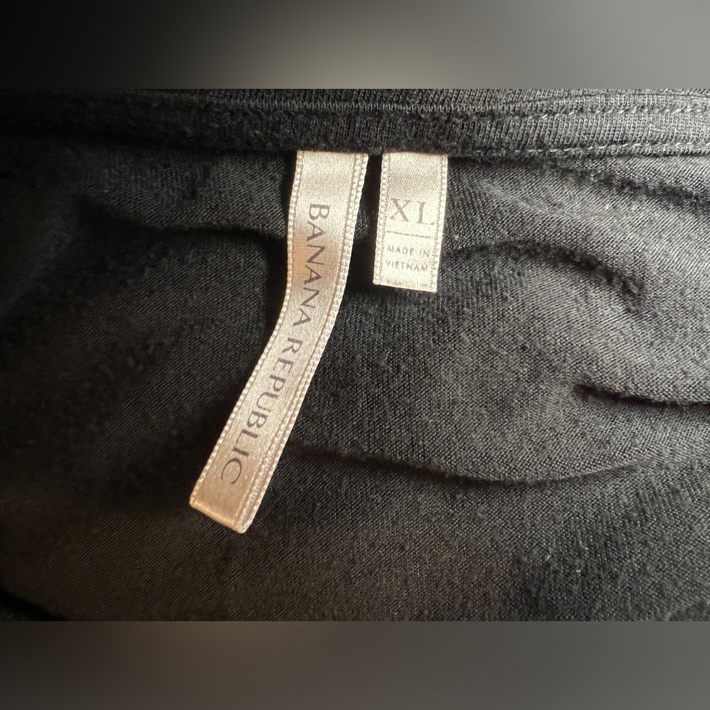 Banana Republic Longline Soft Tank Black XL - Picture 3 of 6